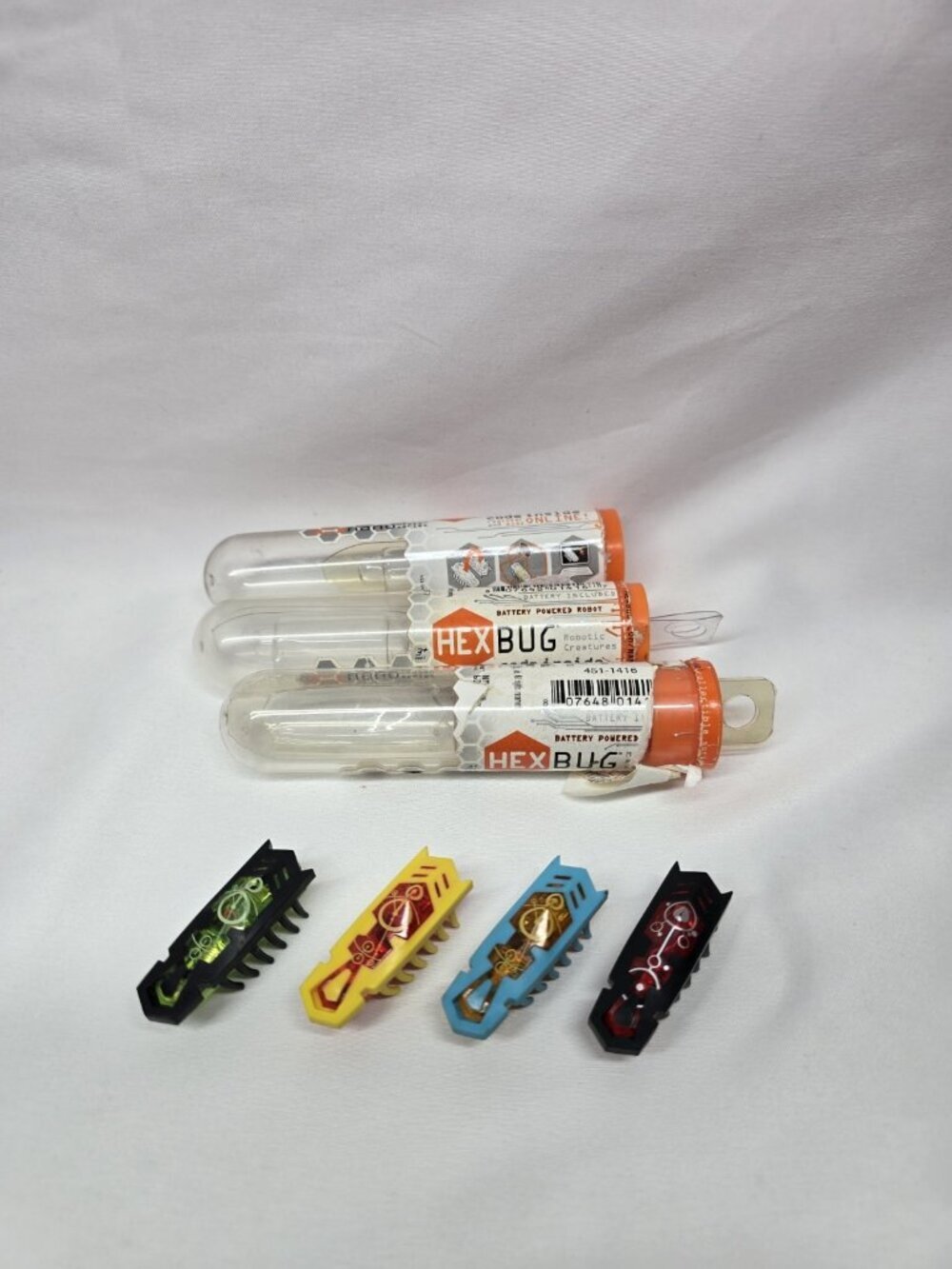 Hexbug Nano Lot Of 4 Mini Robot Bugs